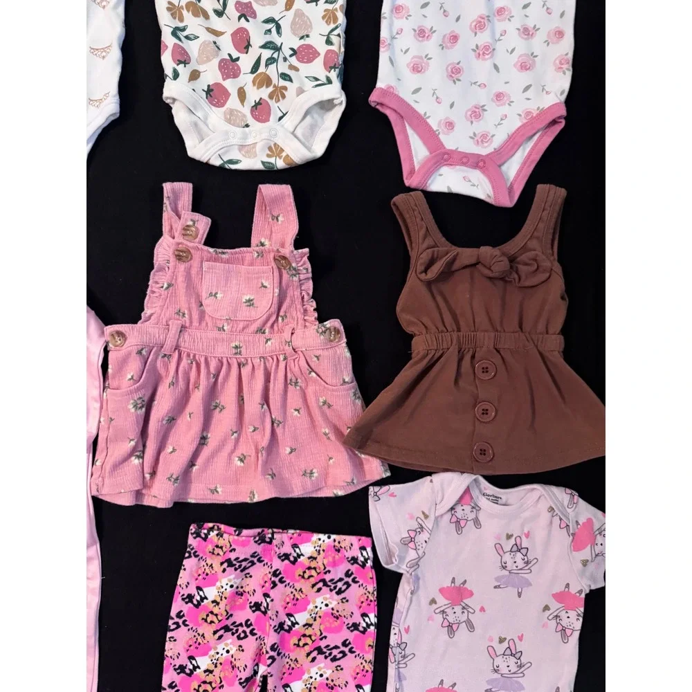 Baby Girl Clothing,  Lot 10pc, 3-6 Months, Bundle # 6, Gap, Gerber, Carter